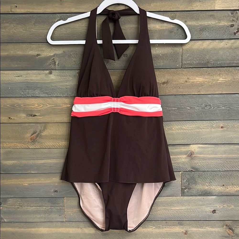 New Spanx Tankini One Piece Size 8 in Chocolate